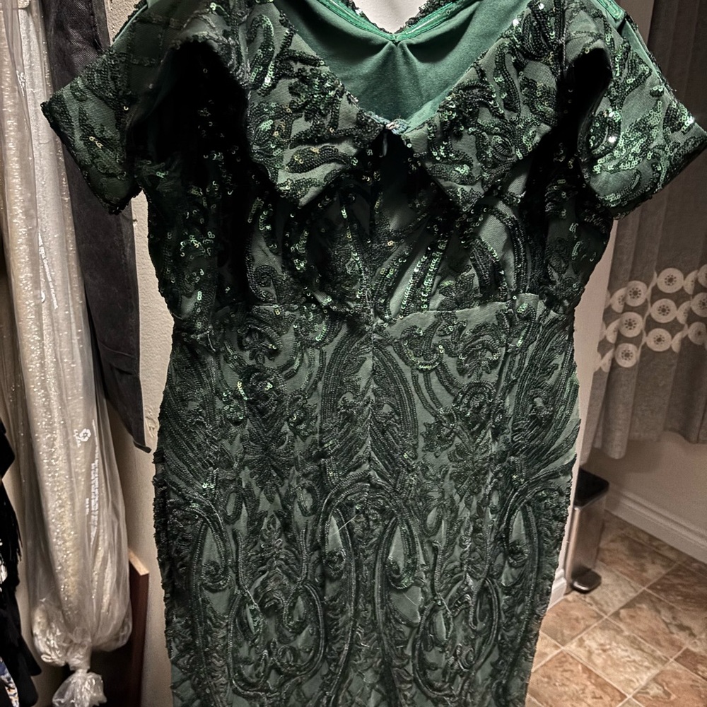 Sequin evening gown - Picture 3 of 4